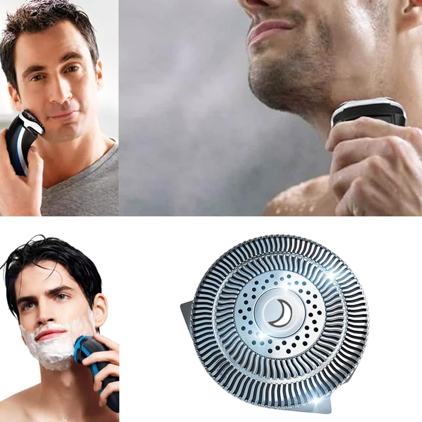6 Pack HQ9 Replacement Shaver Heads Compatible with Philips Norelco, HQ9 Replacement Blades for Philips Electric Shaving HQ8120, HQ8140, HQ8142