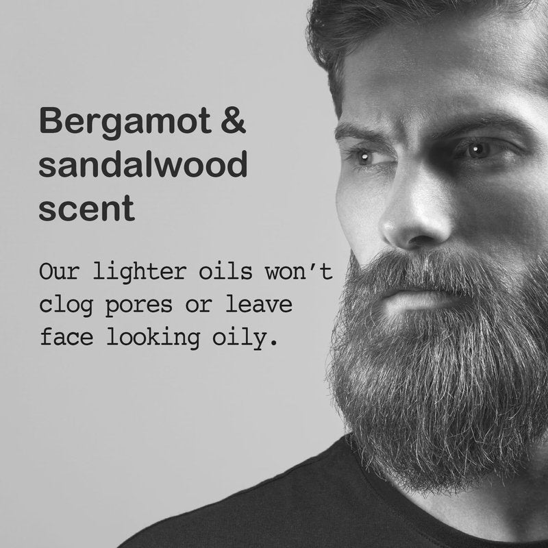SAMSON'S HAIRCARE Beard Oil, Moisturizing, Softening, For Itchy Dry Skin and Coarse Facial Hair, 1 oz.