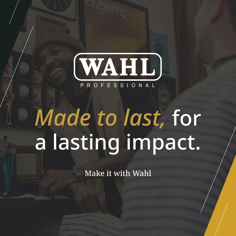 Wahl Professional Launch Trimmer, Cordless Compact 6000 RPM Rotary Motor, Wide Detachable T-Blade, 2 Hour Runtime