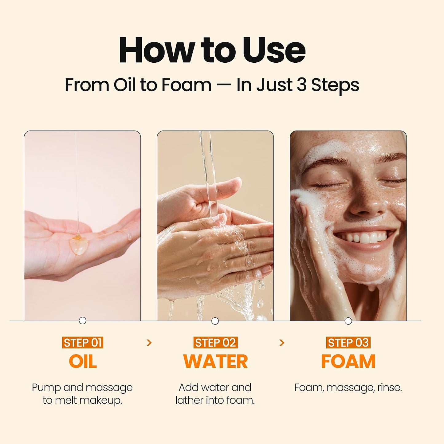 Calendula Biome Oil to Foam | All-in-One Korean Face Wash - Soothing Oil-Based Cleanser for Dry Skin - 3.88 fl oz