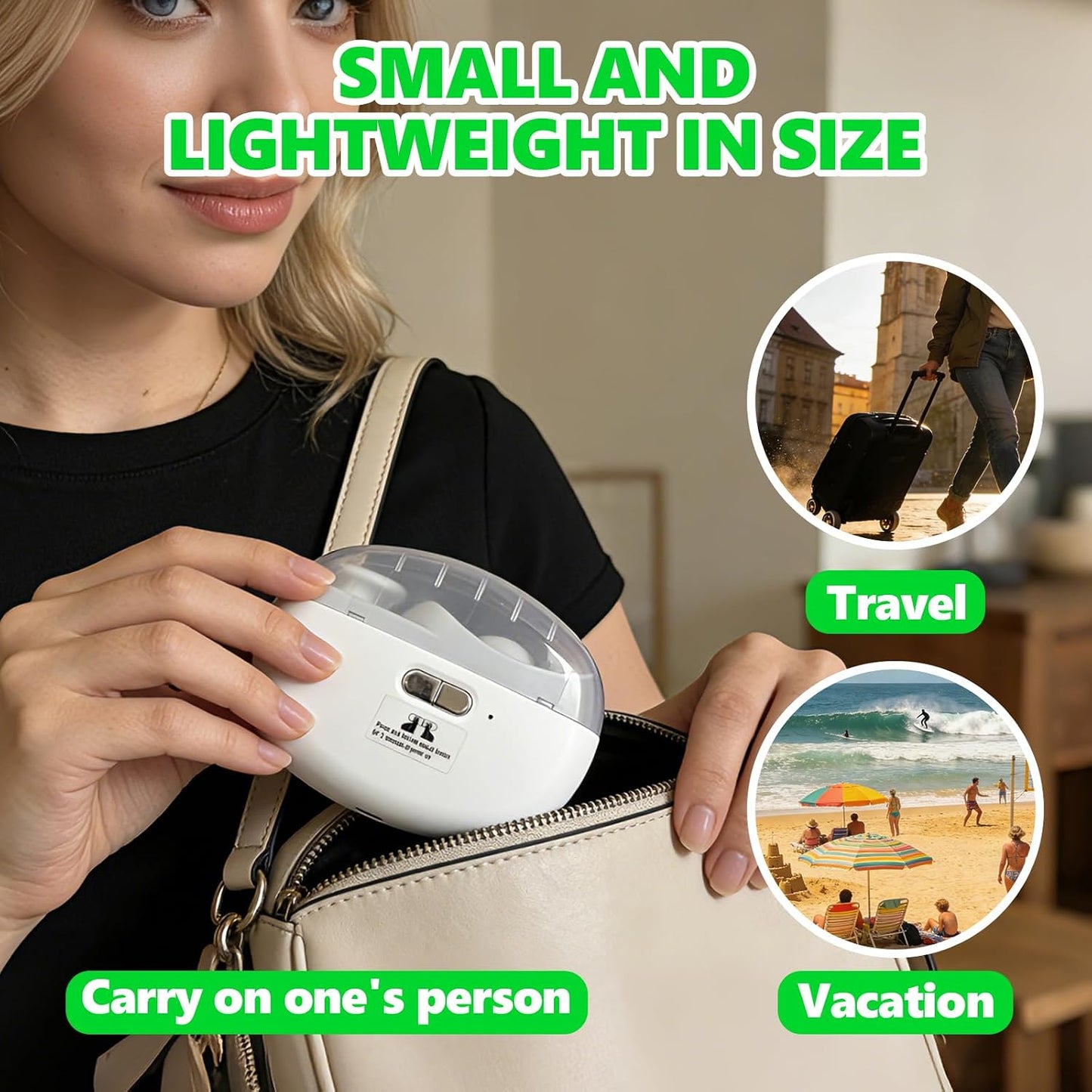 Electric Nail Clipper & Trimmer - 2 in 1 Automatic Nail Grinder with LED Light | USB Rechargeable, Quiet & Efficient for All Ages