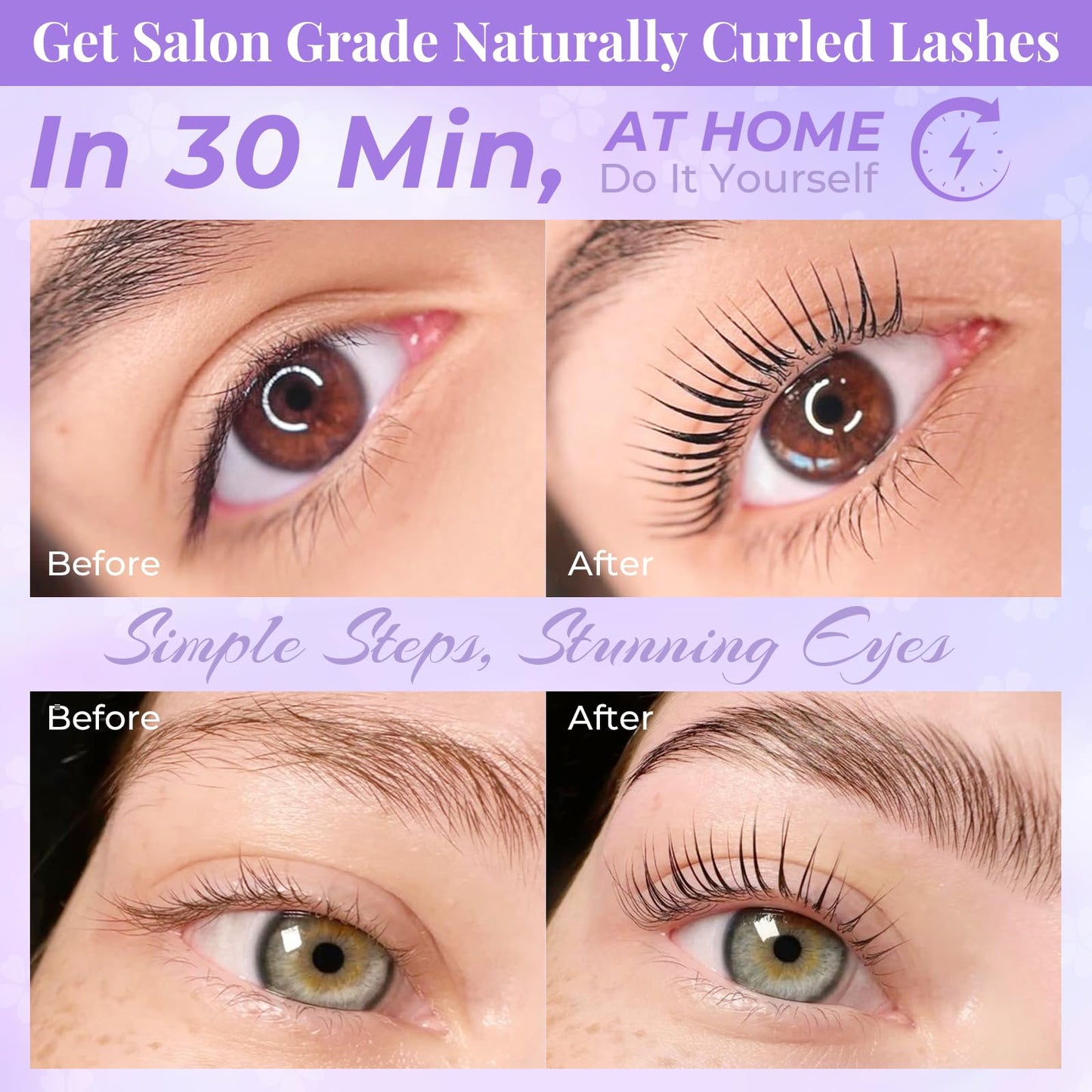 PERMANIA Korean Lash Lift Kit, Can be Operated with Eyes Open for Lash Perm