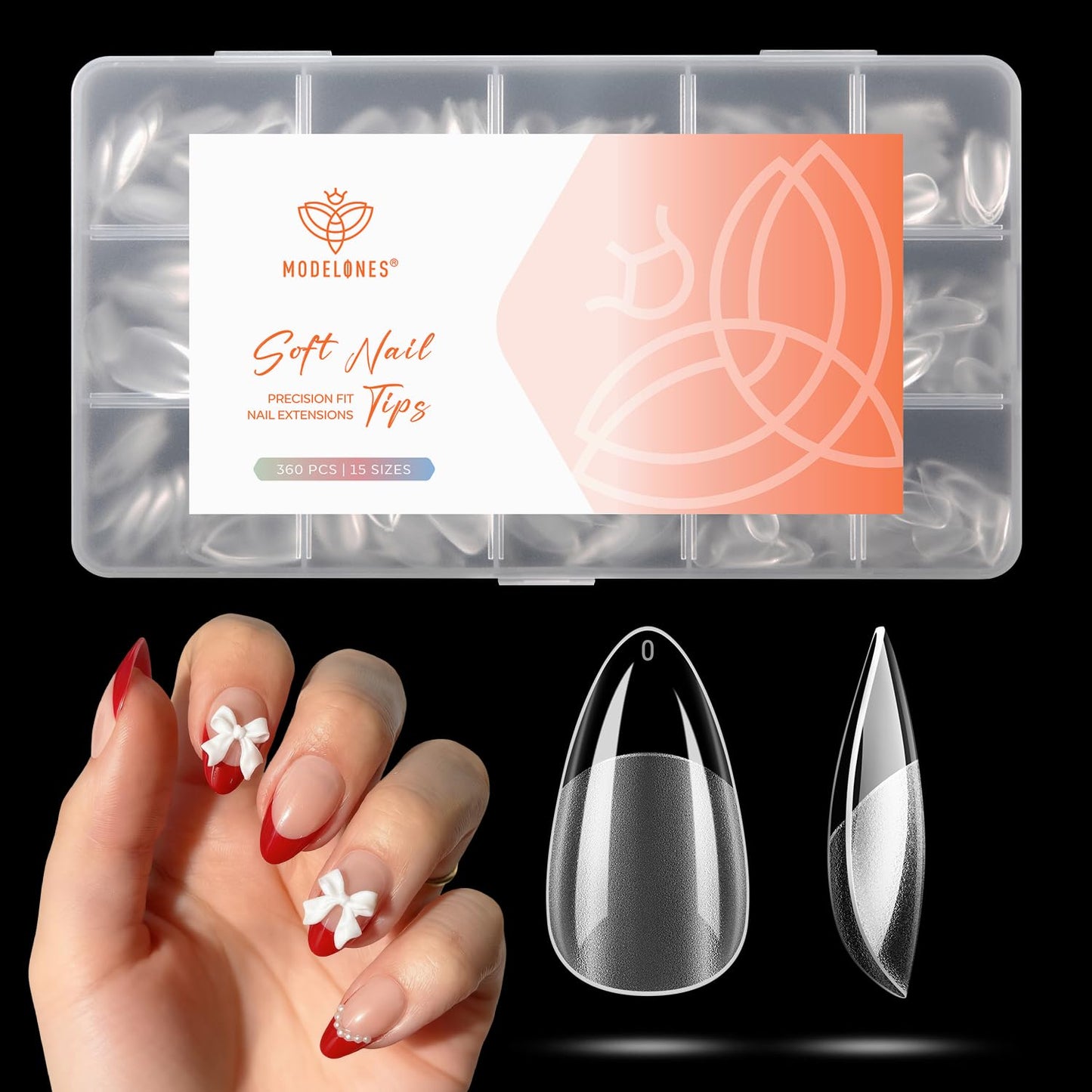 Rhinestone Nail Gem Glue - Super Strong No Wipe Adhesive with Dual-Use Brush | 2×5 ml