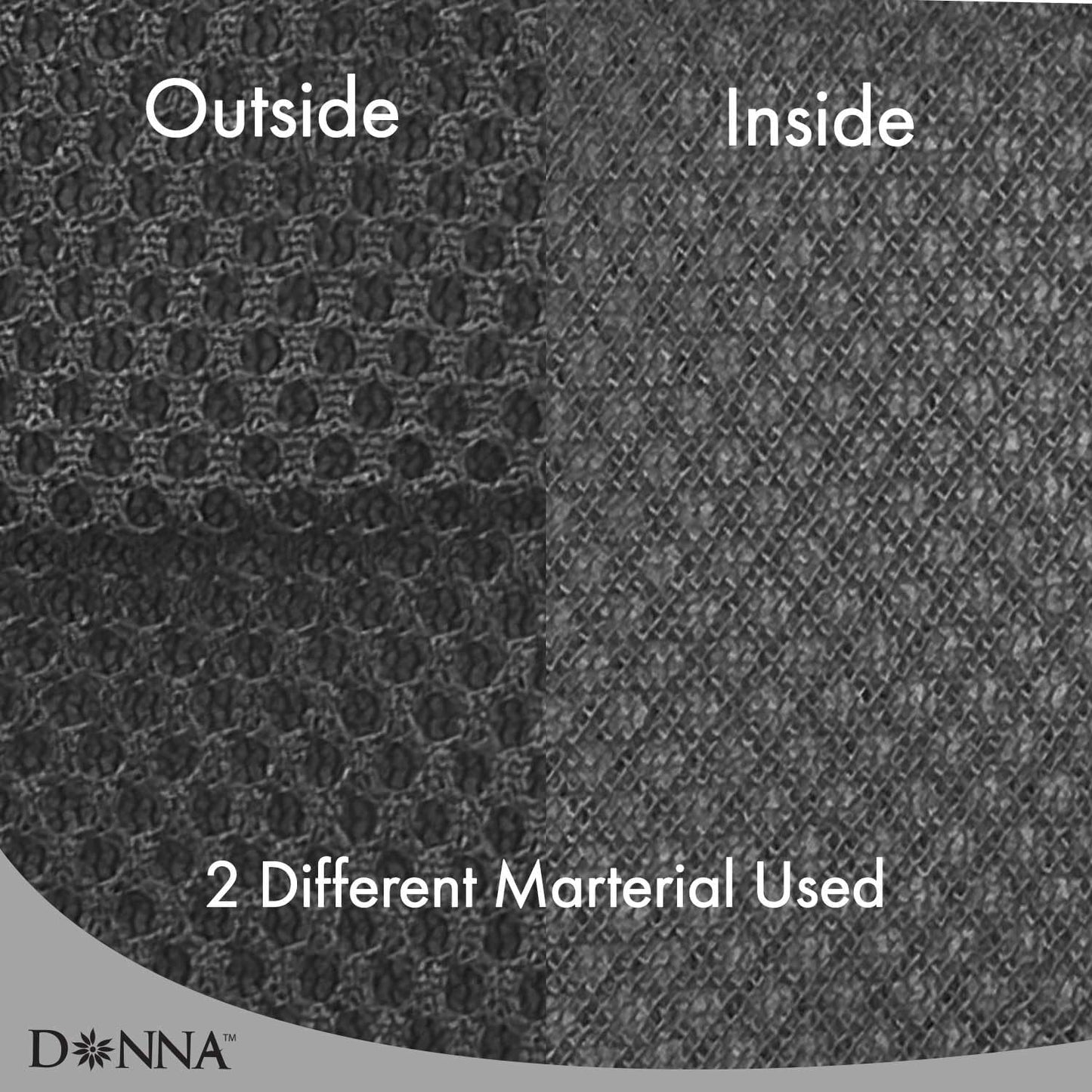 DONNA Deluxe Foam Mesh Wrap with Vitamin E, Head Wraps for Black Women, Hair Wrap for Sleep, Hair Nets for Sleeping, Mesh Hair Wrap, Silk Head Wrap, 1pc
