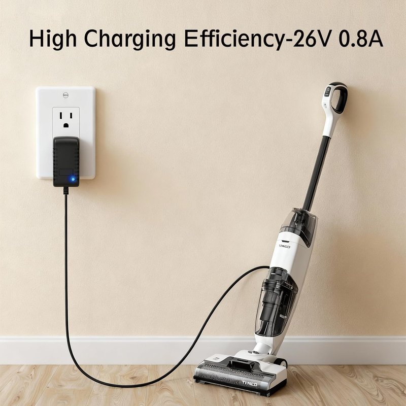 BOEEA Charger Replacement for TINECO Vacuum iFLOOR 2, iFLOOR 3,A10 A11 Floor ONE S3, 26V AC/DC Adapter Charging Cable Power Cord