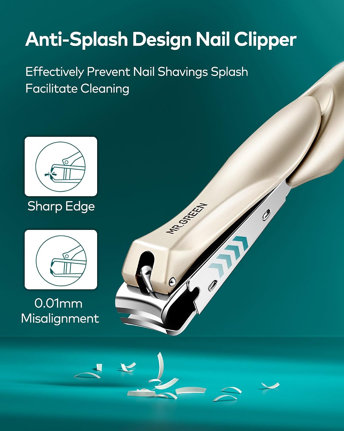 7 in 1 Manicure Set - Professional German Stainless Steel Nail Clippers Kit | Full Grooming Set with Leather Case for Men & Women