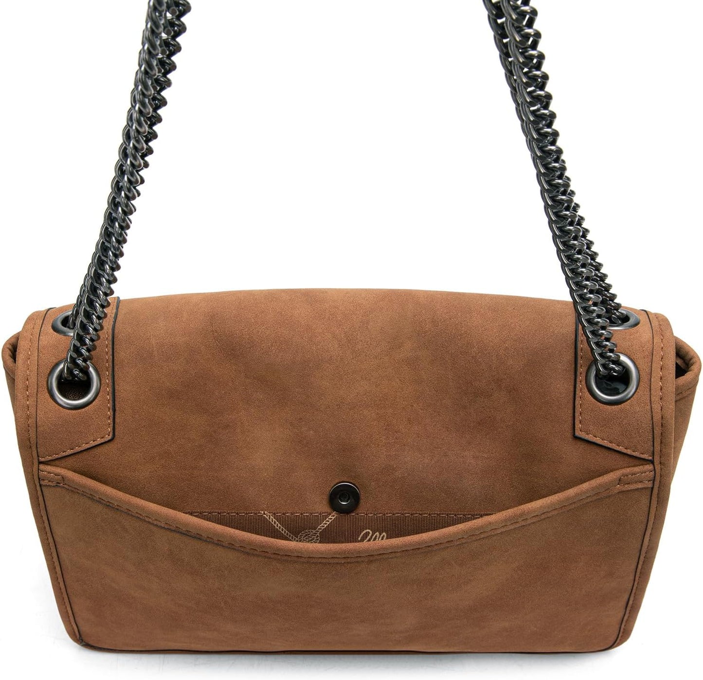Wrangler Women's Retro Shoulder Bag - Stylish Crossbody Purse with Chain Strap