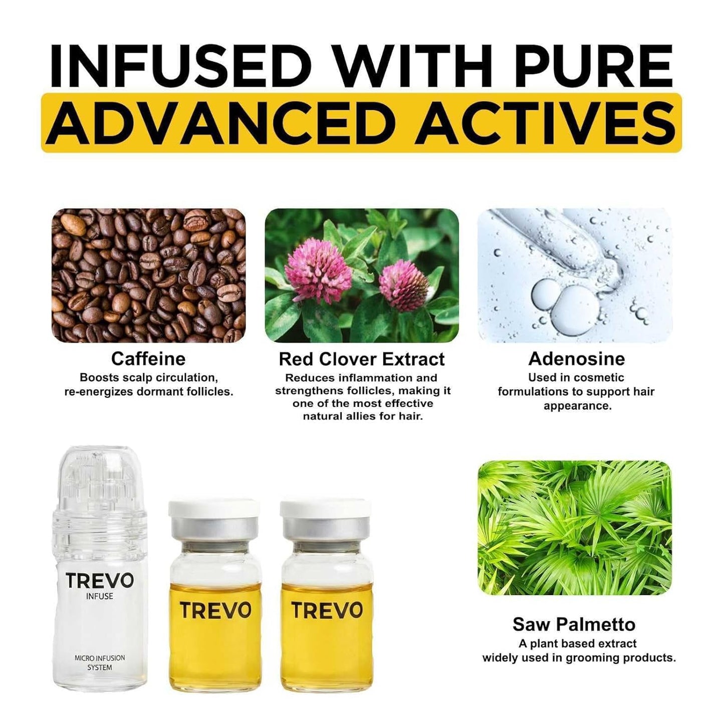 Trevo™ Micro Infusion Hair Care Kit - 24K Gold Applicator & Nourishing Serum
