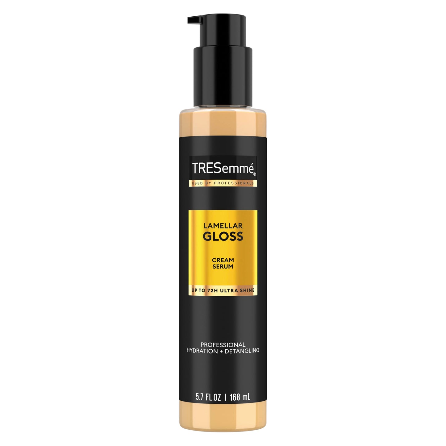 TRESemmé Hydrating & Detangling Cream Serum Lamellar Gloss Ultra Shine Up to 72H 5.7 Fl Oz