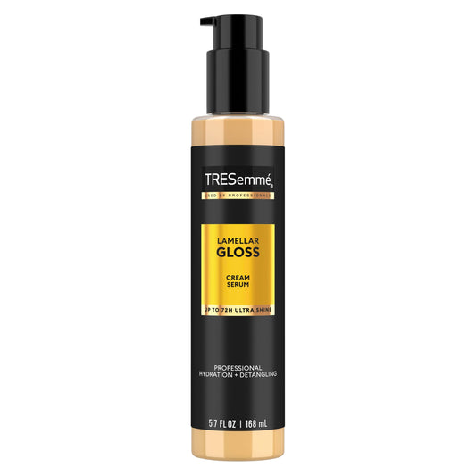 TRESemmé Hydrating & Detangling Cream Serum Lamellar Gloss Ultra Shine Up to 72H 5.7 Fl Oz