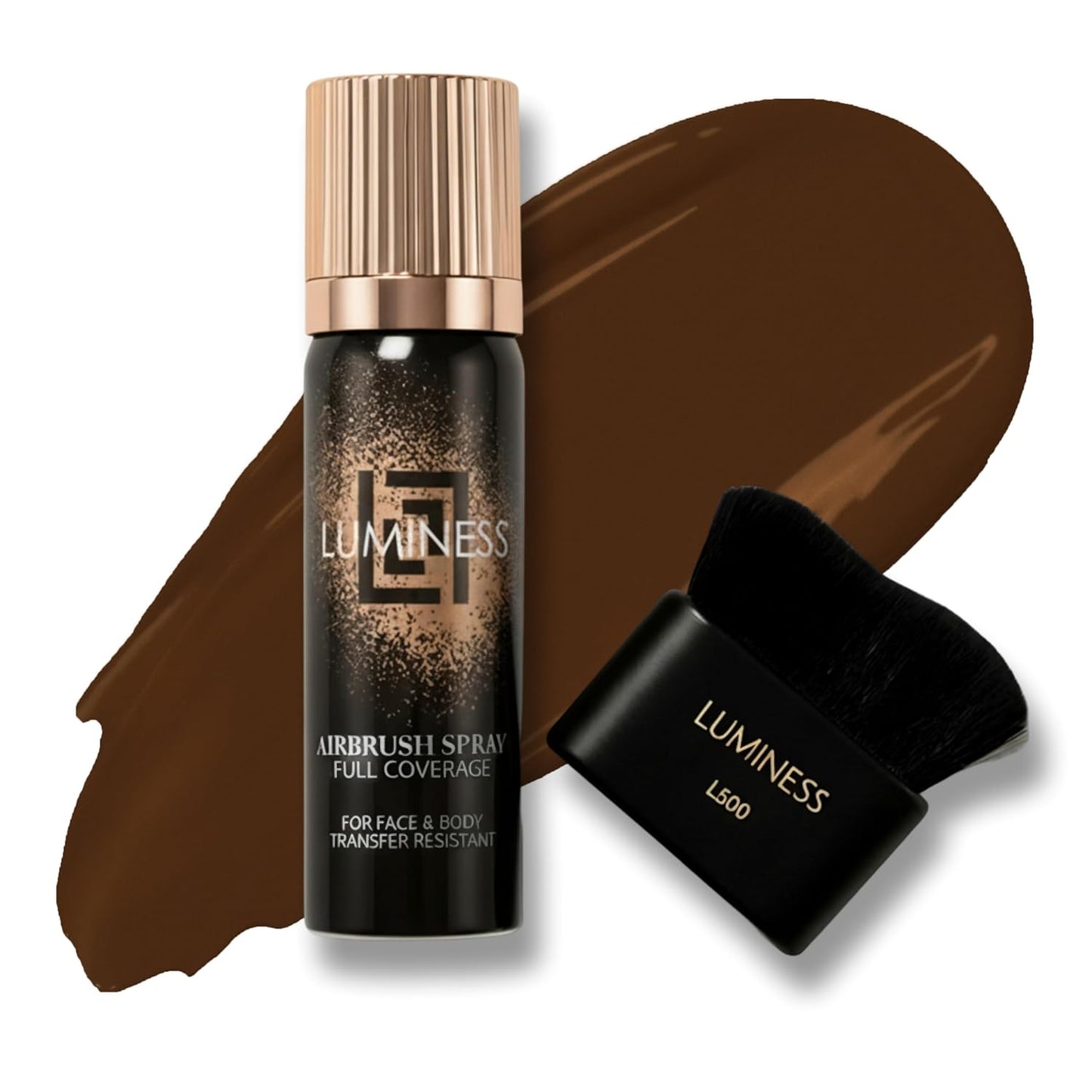 LUMINESS Airbrush Body Coverage Perfector - Waterproof Tattoo Cover Up Makeup | Full Coverage Foundation, 18-Hour Wear