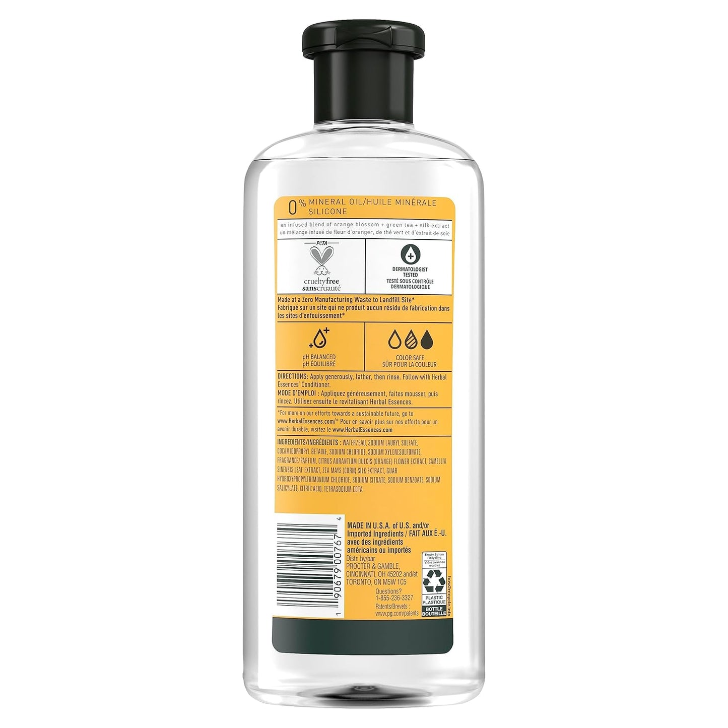 Herbal Essences Shampoo - Orange Citrus Blossoms | 13.5 Fl Oz Natural Cleanser