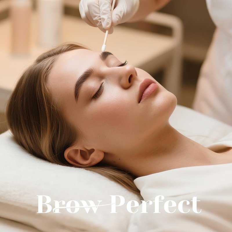 Brow Lamination Kit - Instant Perm for Fuller, Thicker Eyebrows | Lasts 4 Weeks with Glue Balm