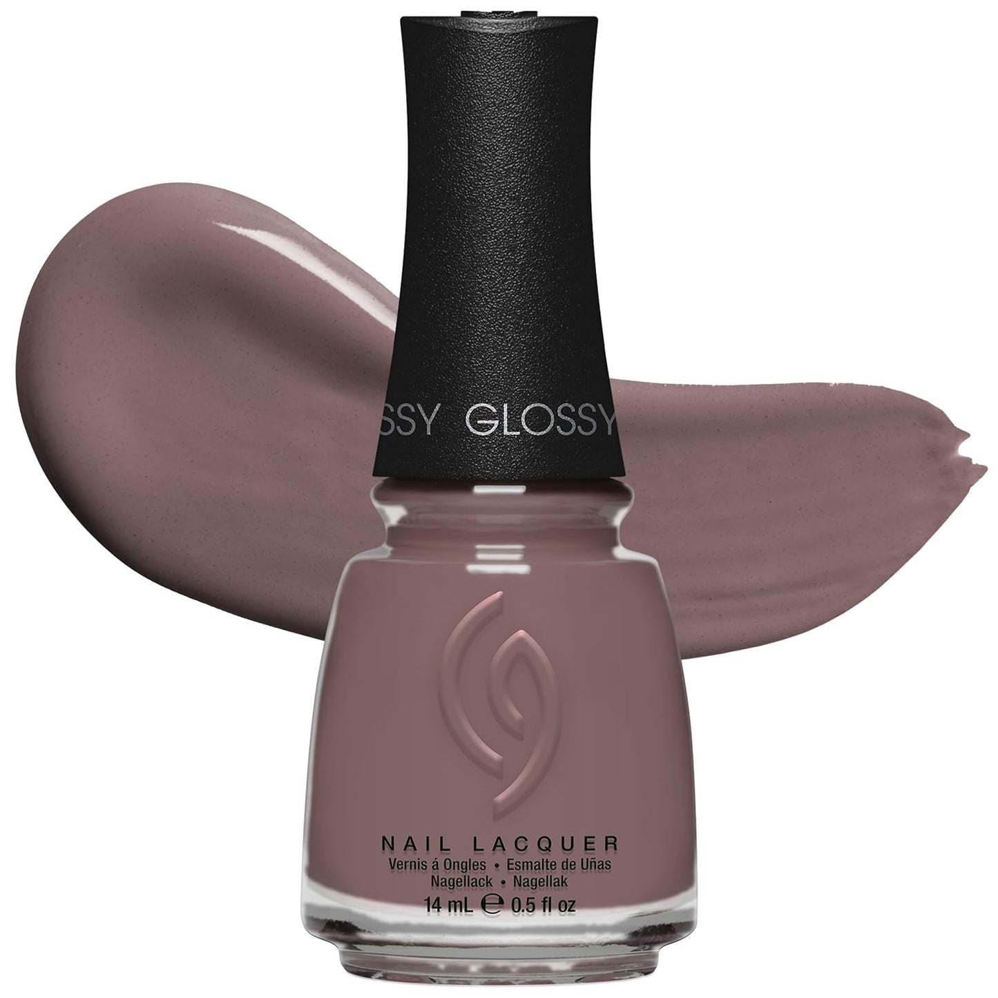 China Glaze Nail Lacquer - Moment in the Sunset Coral Pink Polish | Quick Dry, Chip Resistant, Shimmer Finish, 0.5 fl oz