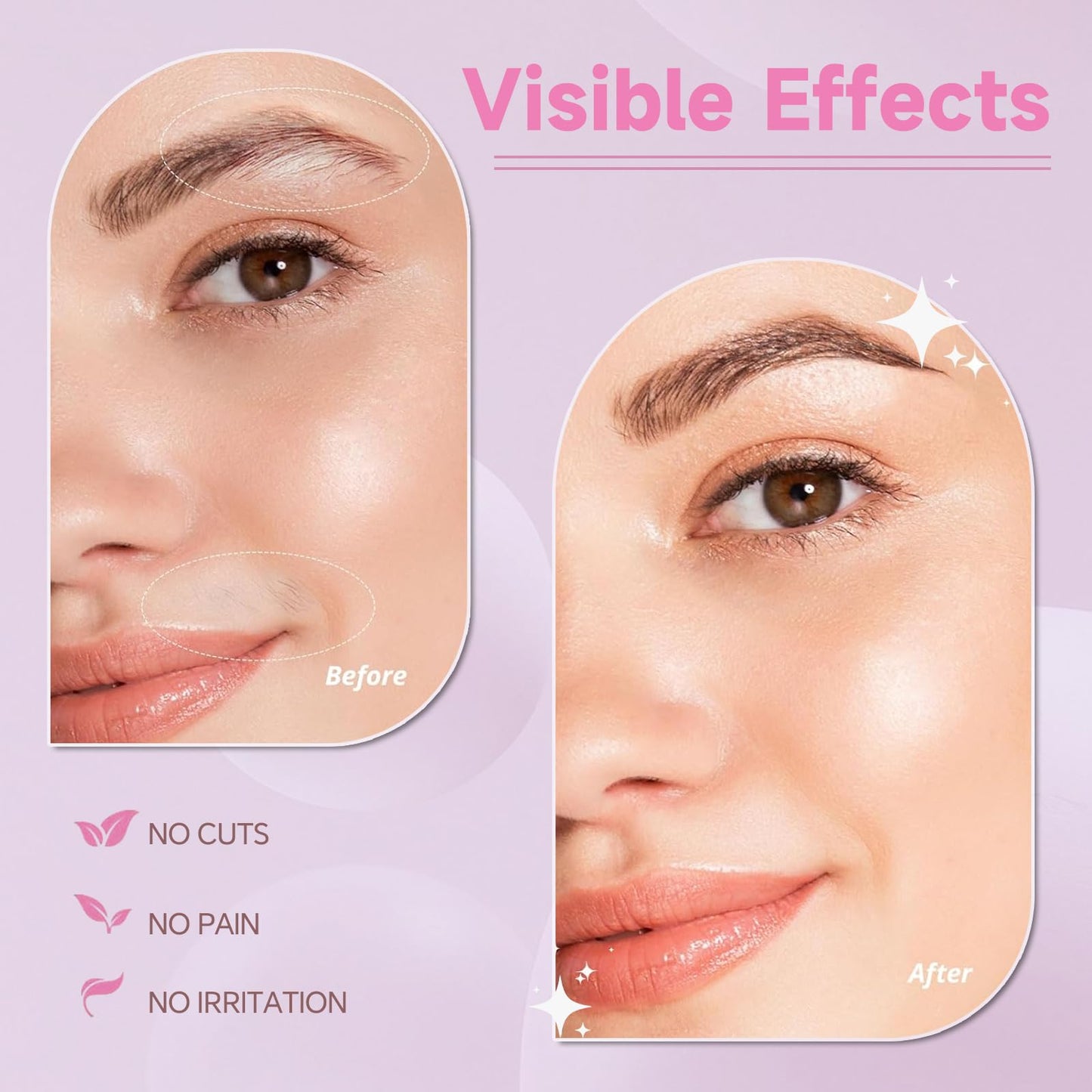 RUIM Electric Nose Hair Trimmer for Women, 4-in-1 Painless Facial Grooming Kit with Eyebrow Trimmer, Nose & Ear Trimmer, Facial Shaver - USB-C Rechargeable, Waterproof, LED Display
