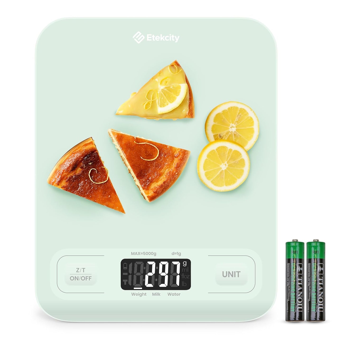 Digital Kitchen Scale - Accurate Grams & Ounces Measurement for Weight Loss, Baking & Meal Prep | Medium 304 Stainless Steel