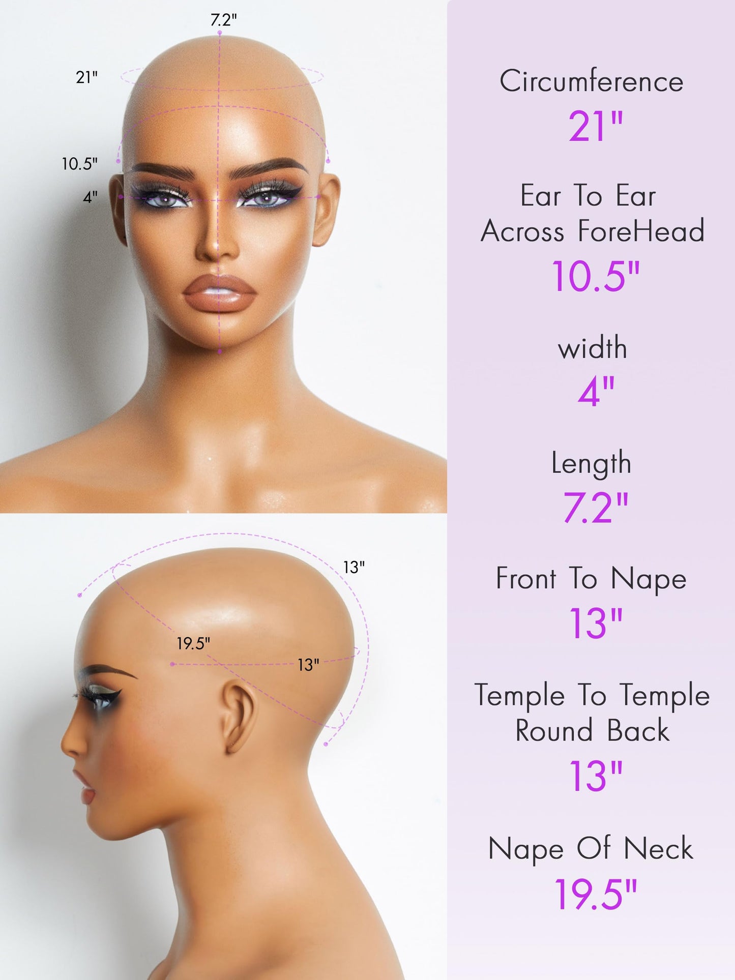 LUVME HAIR 10 Inch Blonde Highlight Short Curly Human Hair Wig Glueless Pre Plucked Left C Parted Ombre Bob Wig, Ready to Go Pre Cut HD Lace Closure Wig