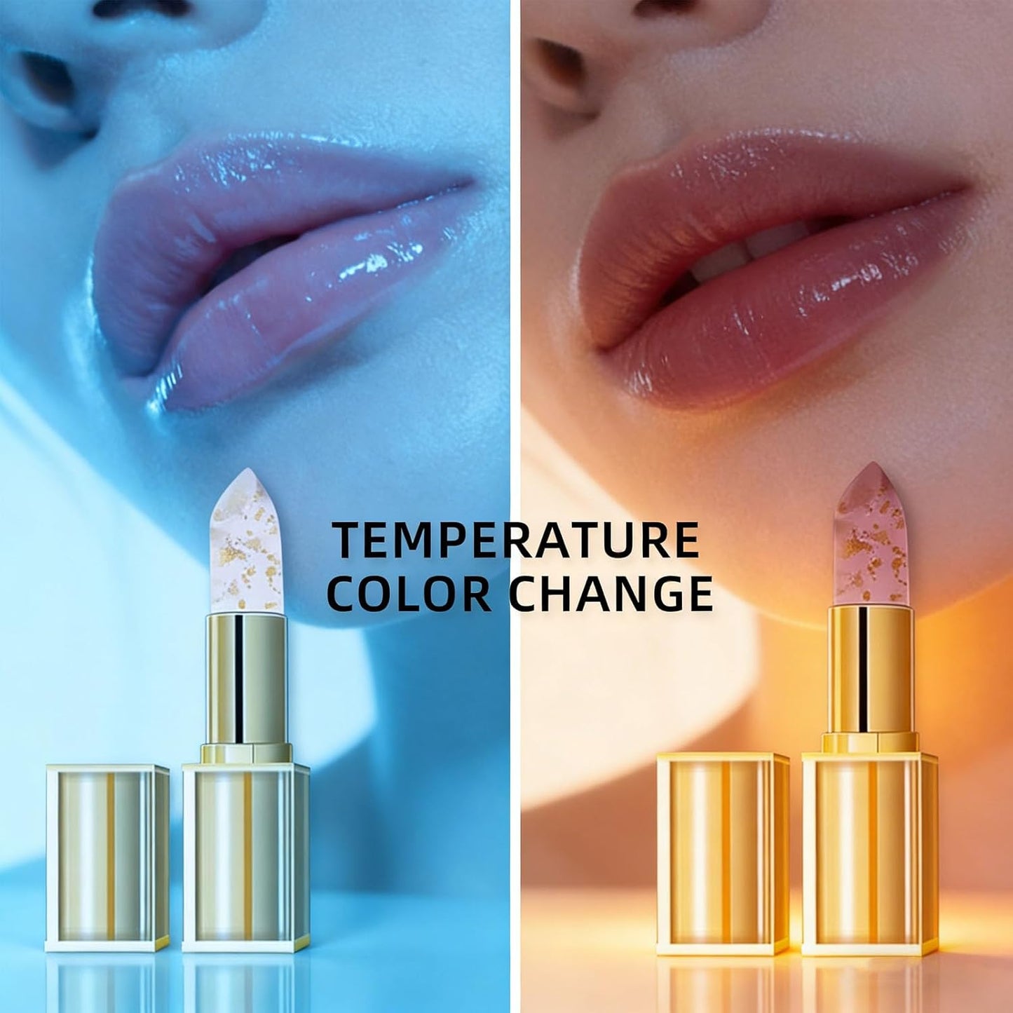 Areliaa Lipstick - Color Changing Moisturizing Glossy Shine Lip Gloss | 24-Hour Transferproof Formula for Women