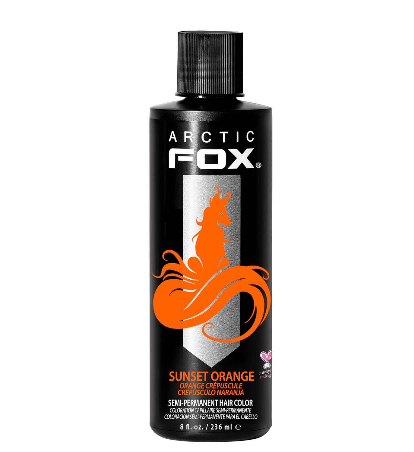 Arctic Fox Semi-Permanent Hair Dye - Vibrant Purple AF Color | Vegan, Ammonia-Free, 4 Fl Oz