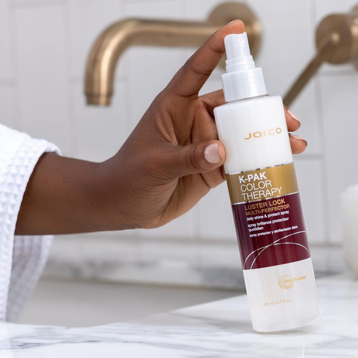 Joico K-PAK Color Therapy Shine Spray - Multi-Perfector for Color-Treated Hair | Detangles, Controls Frizz & Boosts Shine