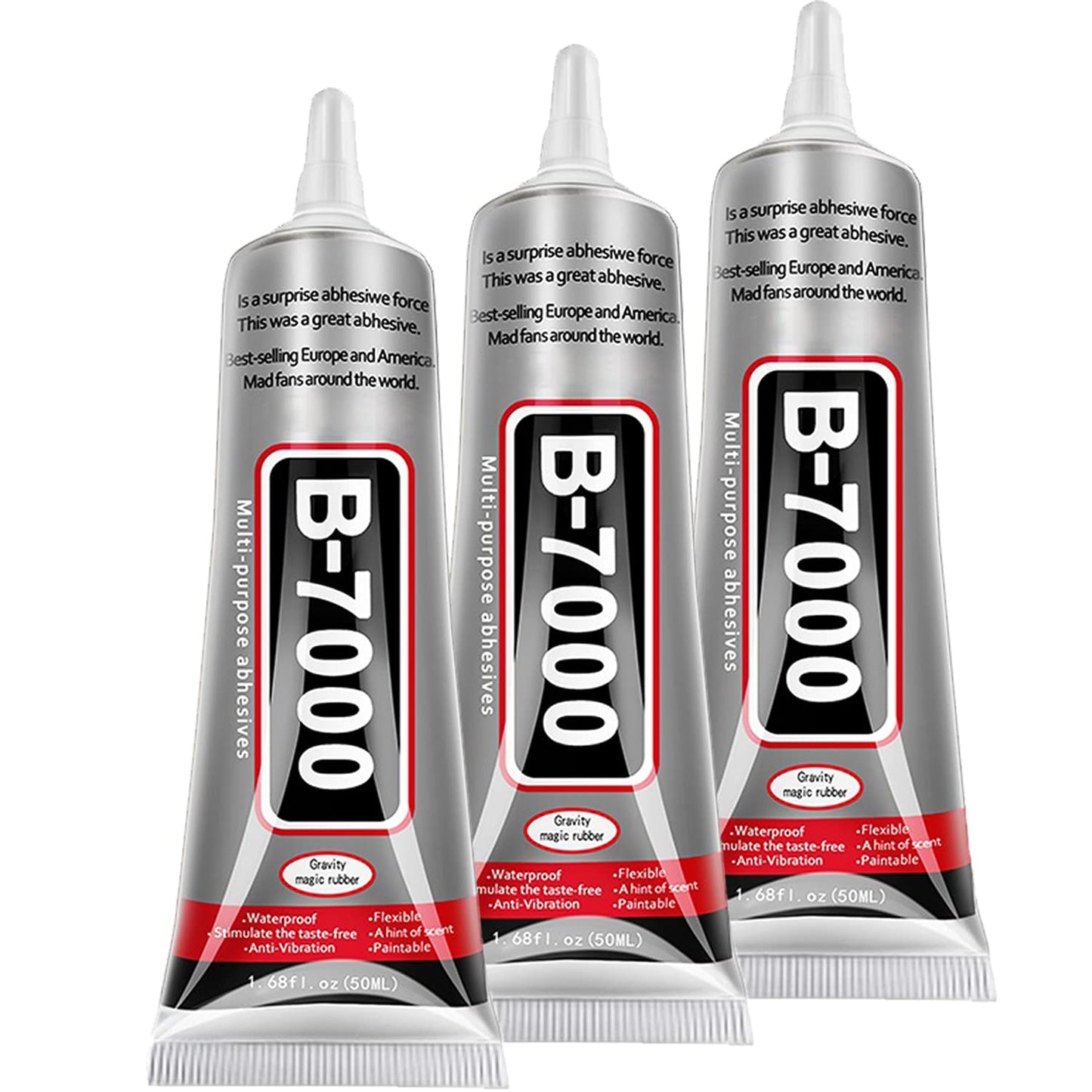 B7000 Jewelry Glue - Clear Multipurpose Adhesive for Rhinestones, Fabric, & Crafts | 50ML (1.69 fl oz)
