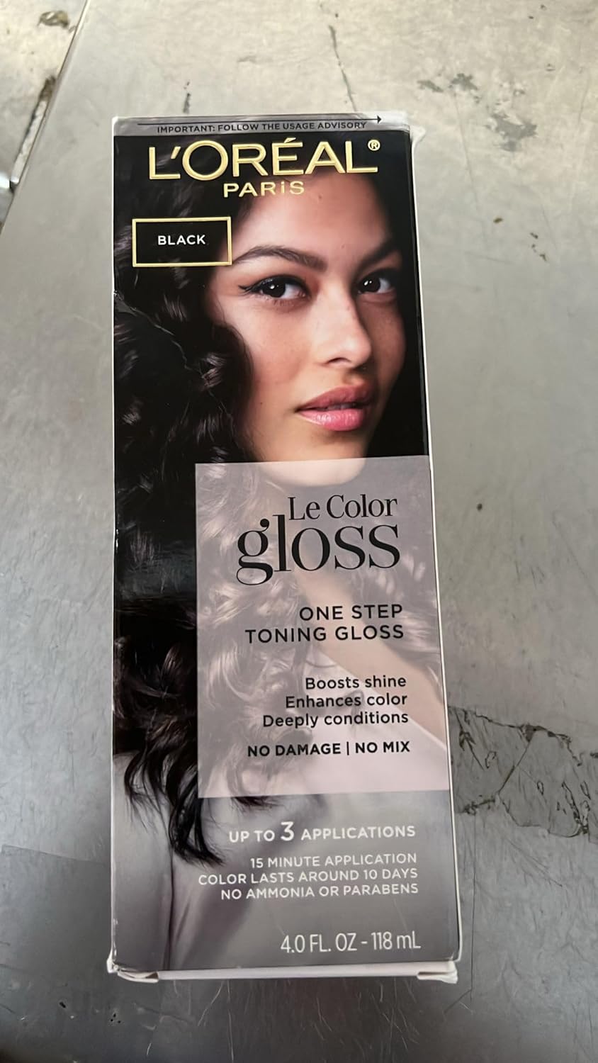 L’Oreal Paris Le Color Gloss - In-Shower Toning Hair Gloss for Bleached Hair | Neutralizes Brass, Conditions & Boosts Shine, Platinum Pearl, 4 Oz