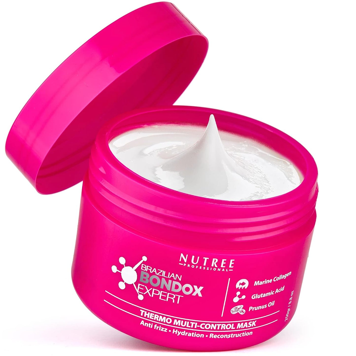 Nutree Professional Hair Bottox - Deep Thermal Repair Mask for Smooth, Frizz-Free Hair | 8.8oz, Formaldehyde-Free