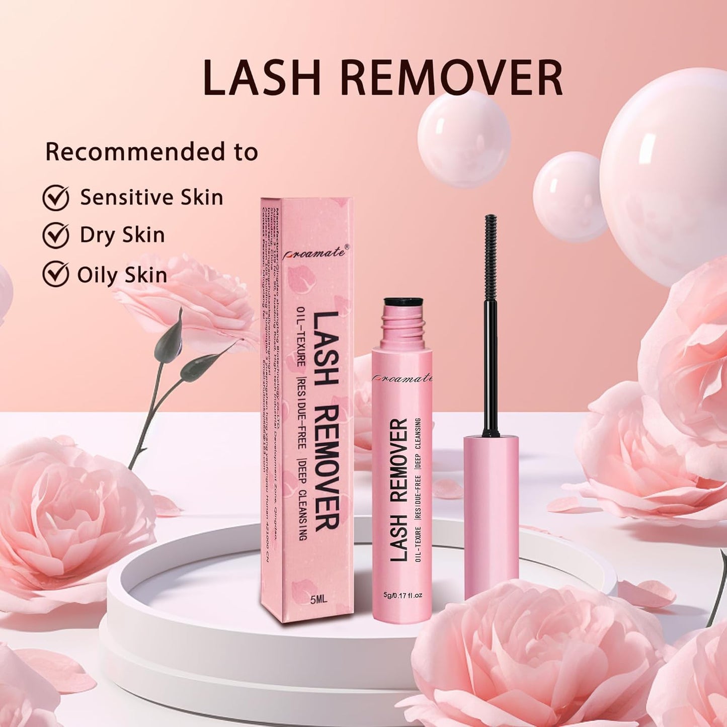 Cluster Lash Glue Remover - Gentle Oil-Based Solution for Easy DIY Eyelash Extension Removal | Soothing & Nourishing