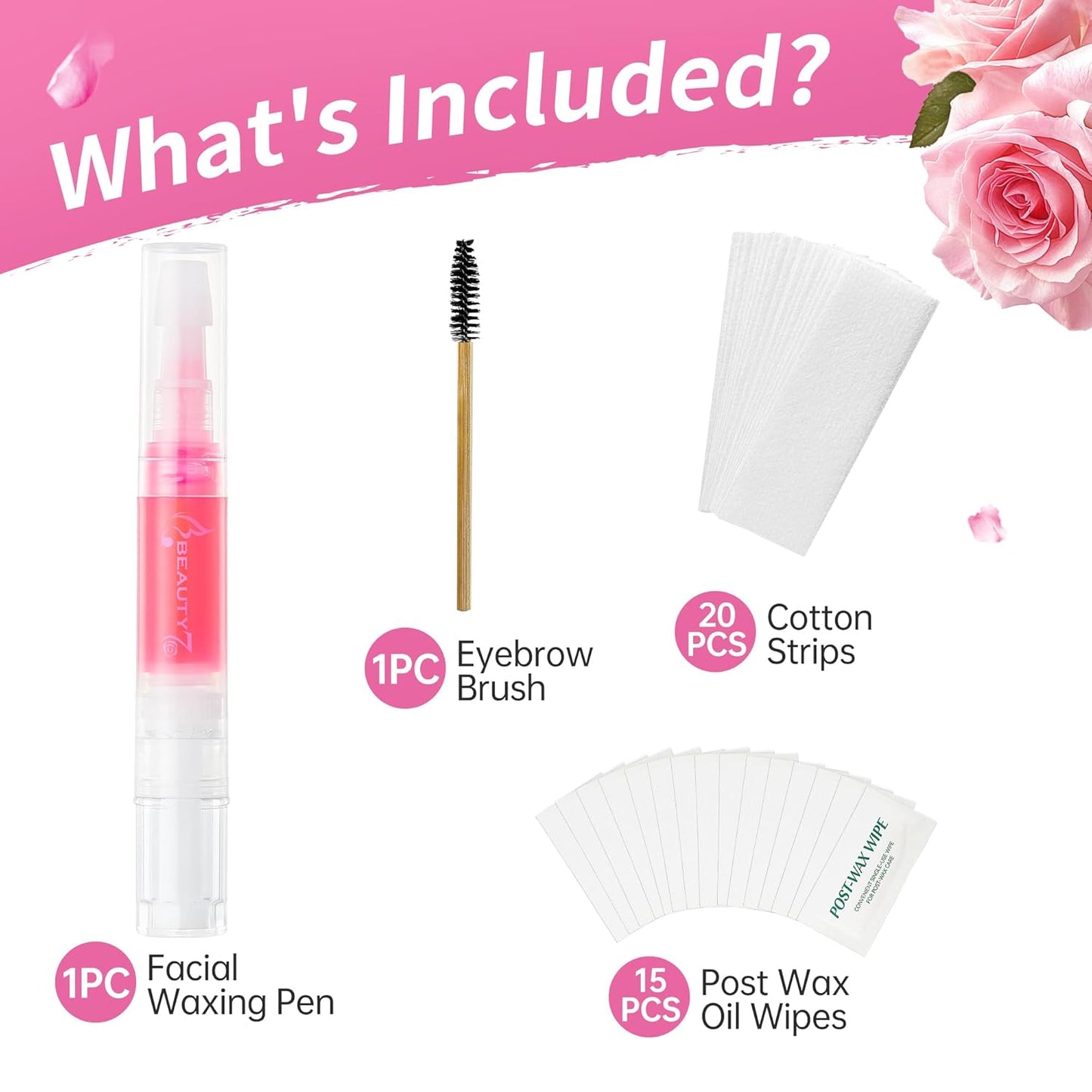 Sticky Eyebrow Wax - Facial Hair Removal for Upper Lip, Cheeks & Chin | All Skin Types, Eyebrow Shaper Wax