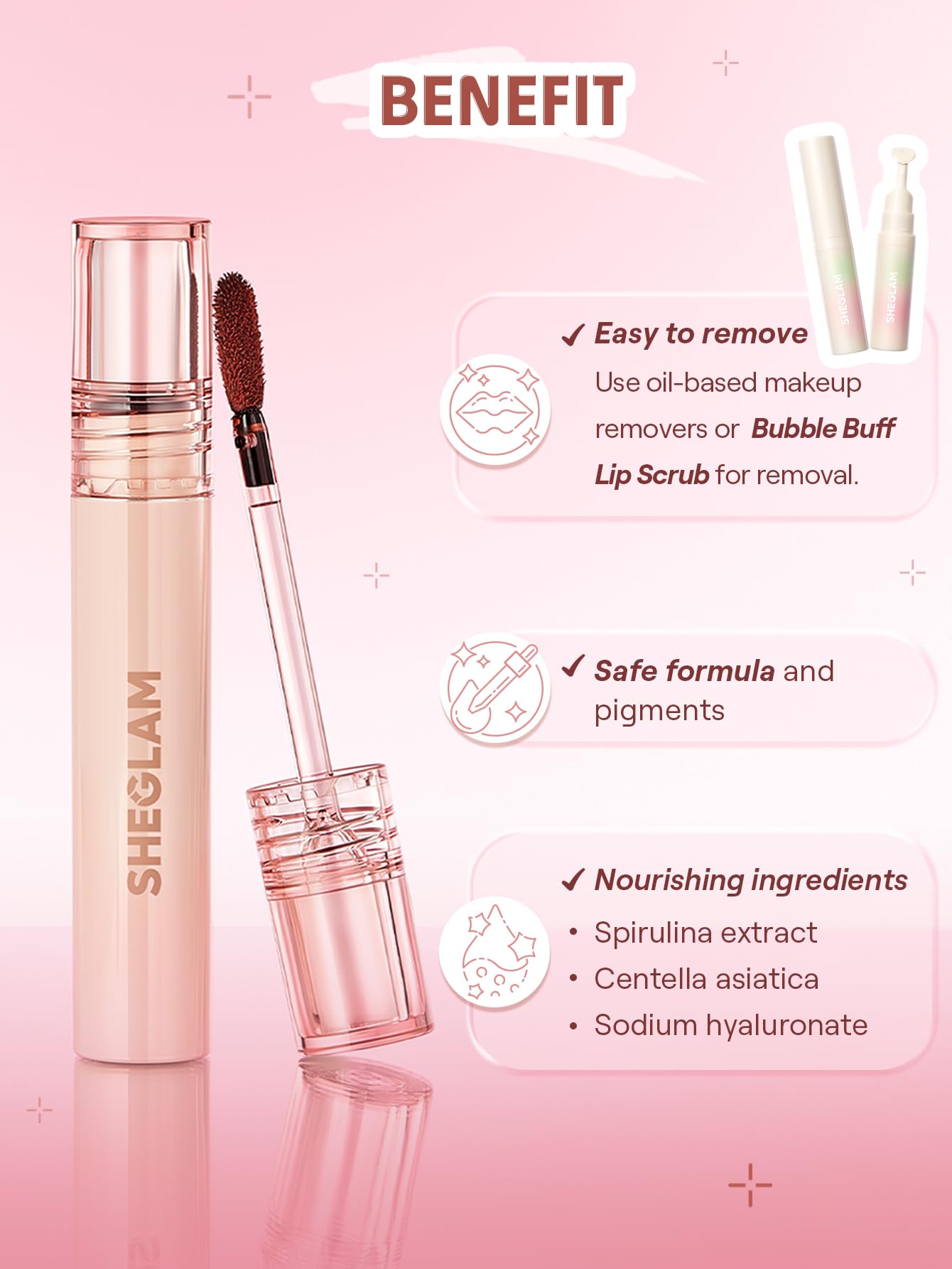 SHEGLAM Fall In Line Peel Off Lip Liner Stain-Mauvelous