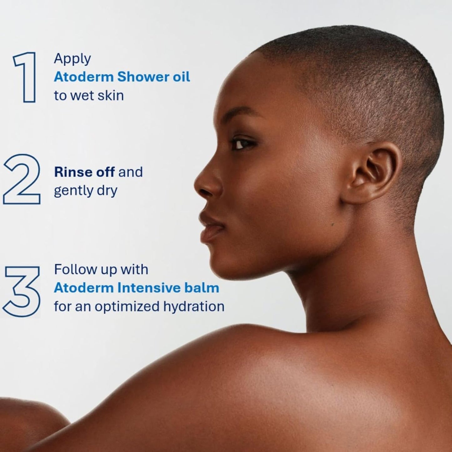 Bioderma Atoderm Shower Oil - Nourishing Cleansing Oil for Dry & Sensitive Skin | Family Size 16.7 oz