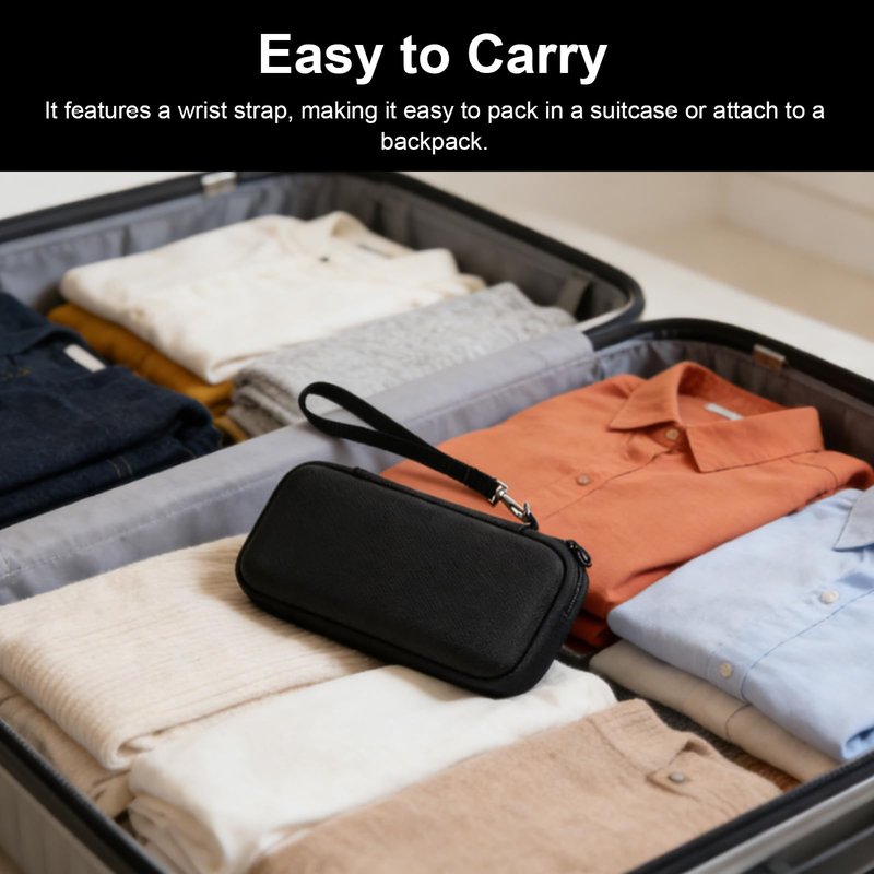 Diyeeni Hard EVA Travel Case Face and Body Hybrid Electric Trimmer Shaver, Protective Organizer with Mesh Pocket for Small Accessories, for QP2520 QP2630 QP2530 QP6510 QP6520 QP653