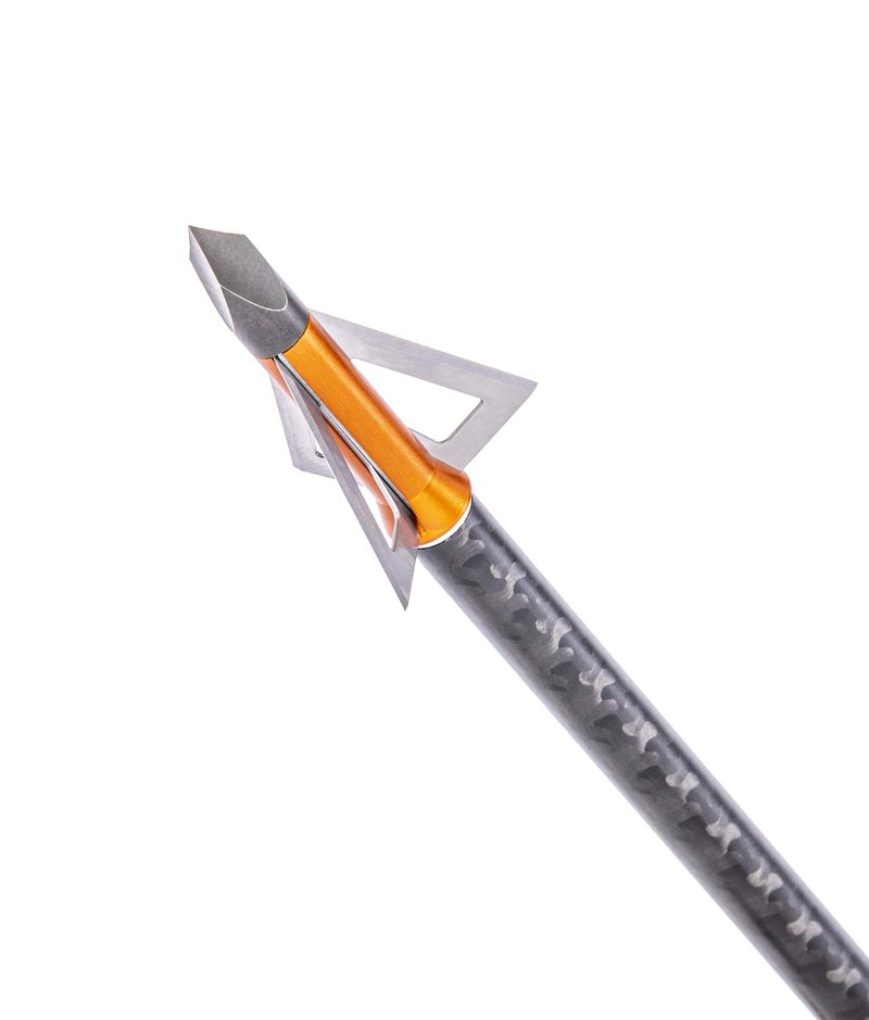 Muzzy Bowhunting 3 Blade Archery Arrow Crossbow Broadhead 100 or 125 Grain - 6 Count(Pack of 1)