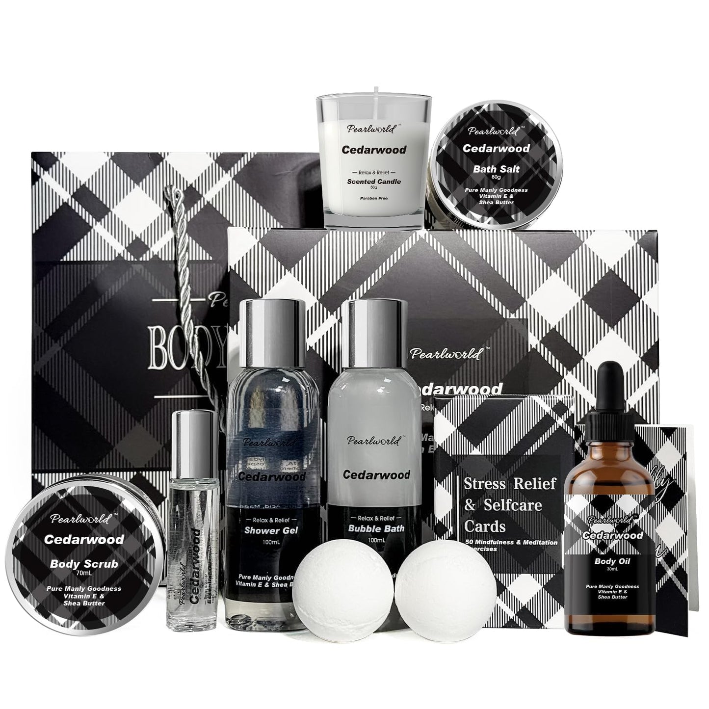 Ocean-Scented Bath Spa Set - 12-Piece Men's Self-Care Gift Kit | Perfect for Father's Day & Birthdays