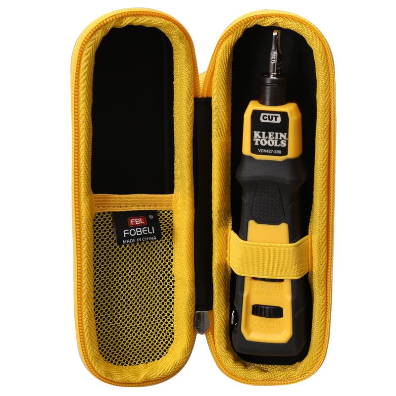 FBLFOBELI Hard Carrying Case Compatible with Klein Tools VDV427-300 impact punchdown tool