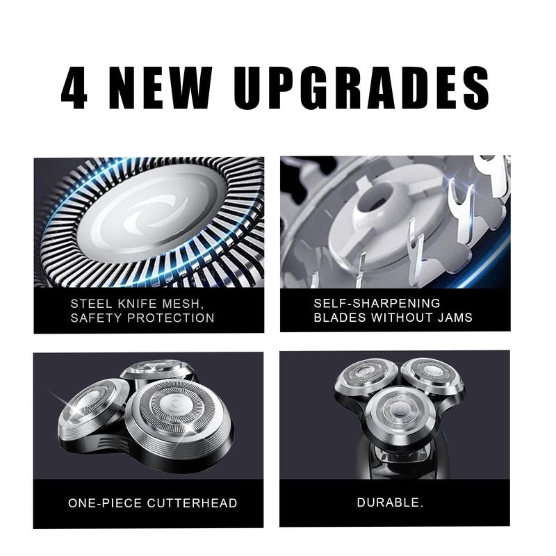 SH90 Replacement Rotary Heads Compatible with Philips Norelco Shavers Series 9000,Replacement Shaver Head with Upgrade Double-Layer Precision Blades for Men's Shaving,1 Pack