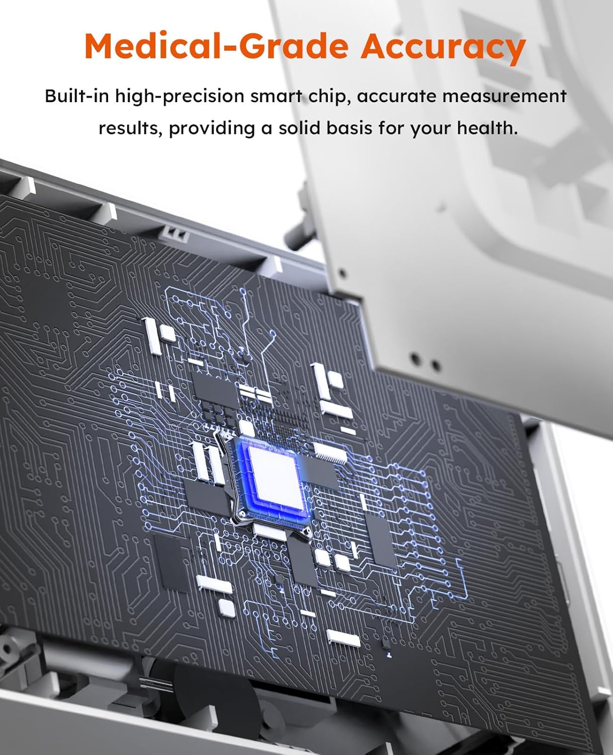 Blood Pressure Monitor - Medical-Grade Accuracy | One-Touch Automatic Measurement, Large LED Display for 2 Users