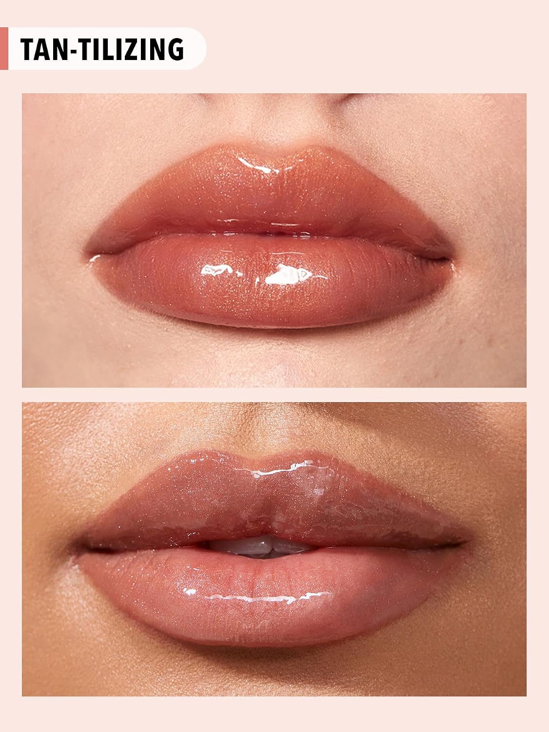 Power Bouquet Lip Gloss - Shiny Tinted Moisturizing Plumping Lip Oil with Camelia Extract | Tan-Tilizing
