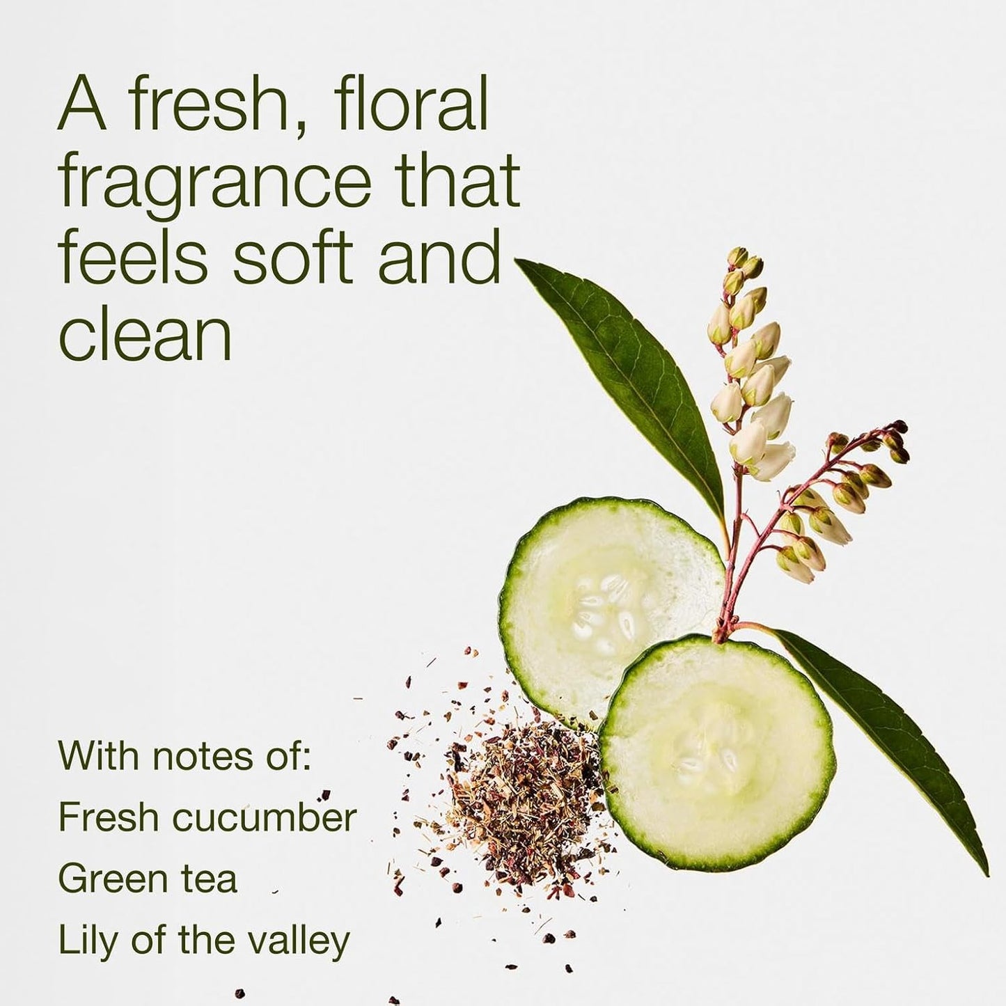 Cucumber & Lily Daily Moisturizing Hand Soap - Gentle Cleansing Formula with Shea & Aloe | 3-Pack