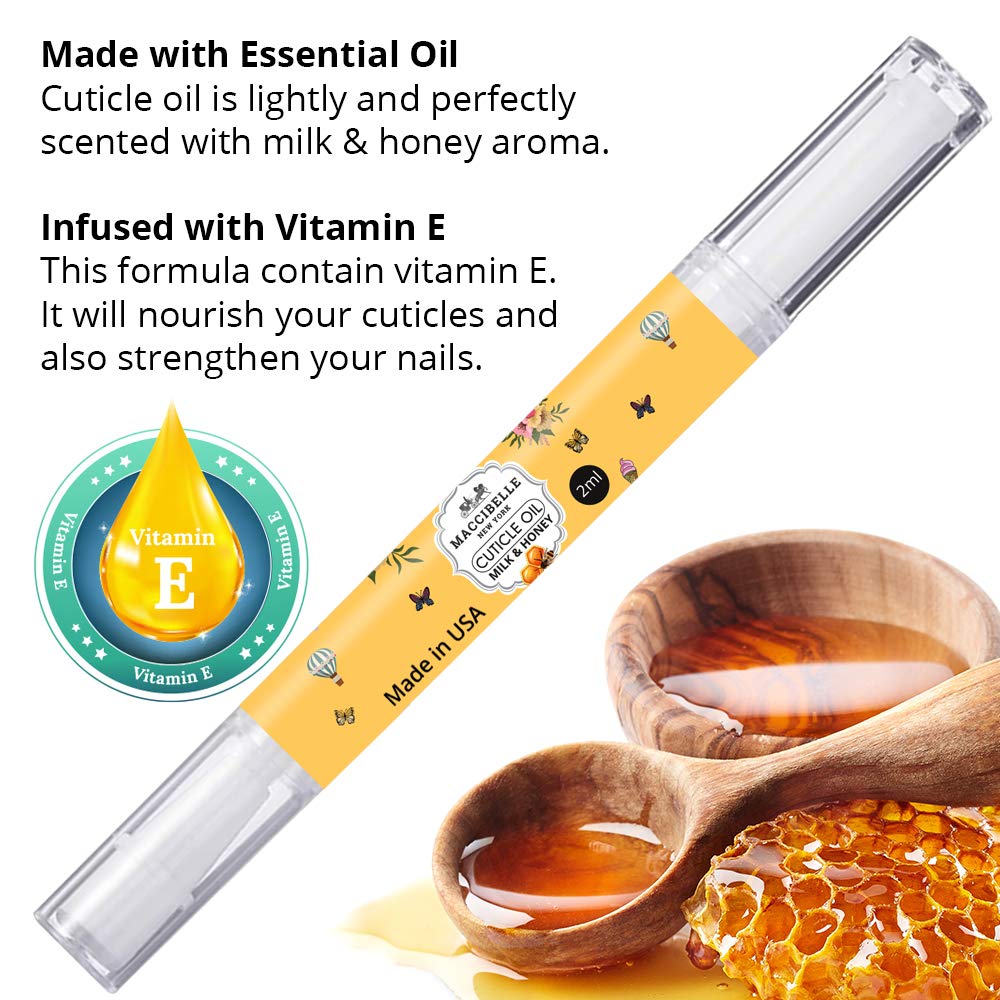 Milk & Honey Cuticle & Nail Oil Pen - Heals Dry Cracked Cuticles | 2ml
