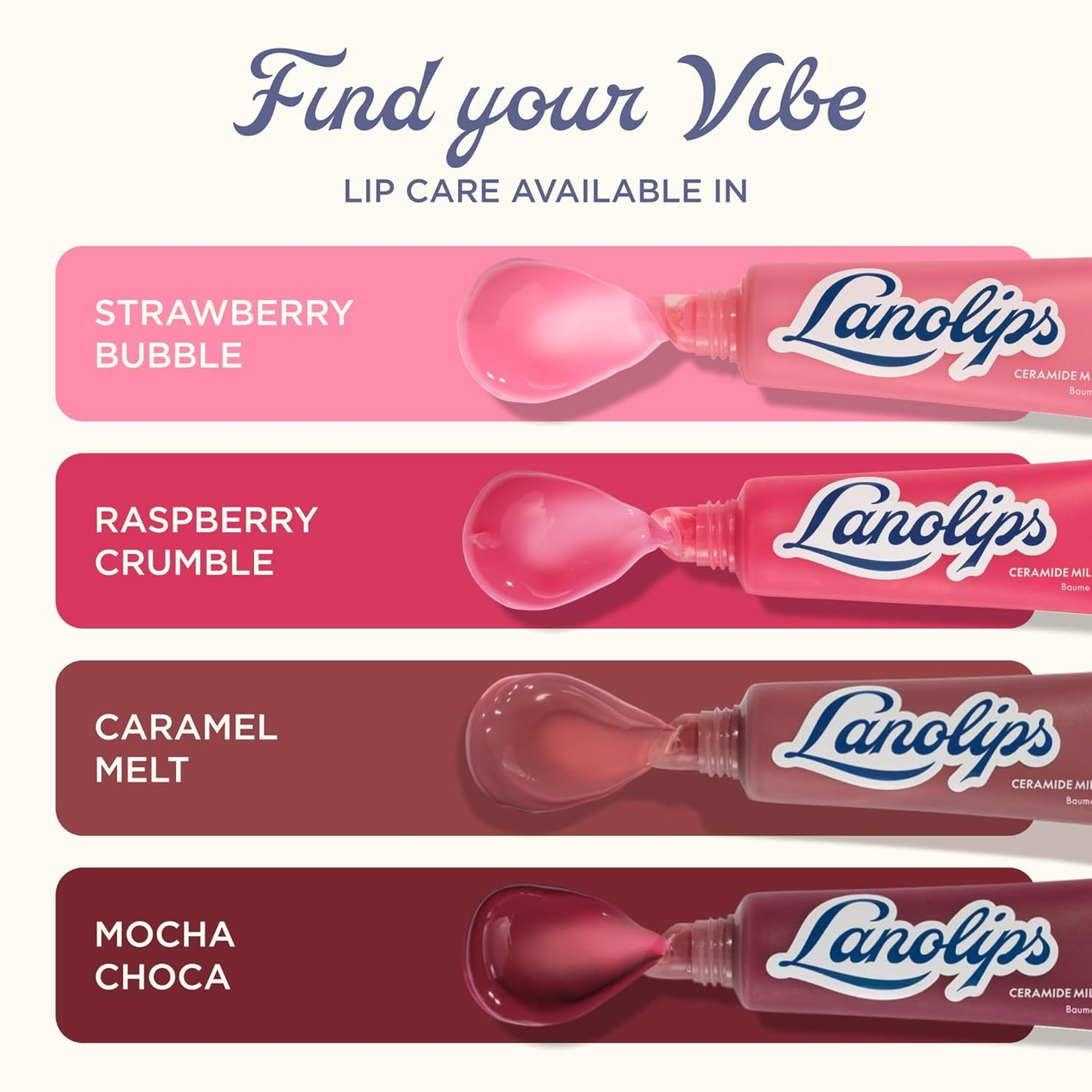 Lanolips Tinted Lip Balm - Hydrating Ceramide Milkshake Moisturizer | Sheer Glossy Balm in Caramel Melt (0.44 oz)