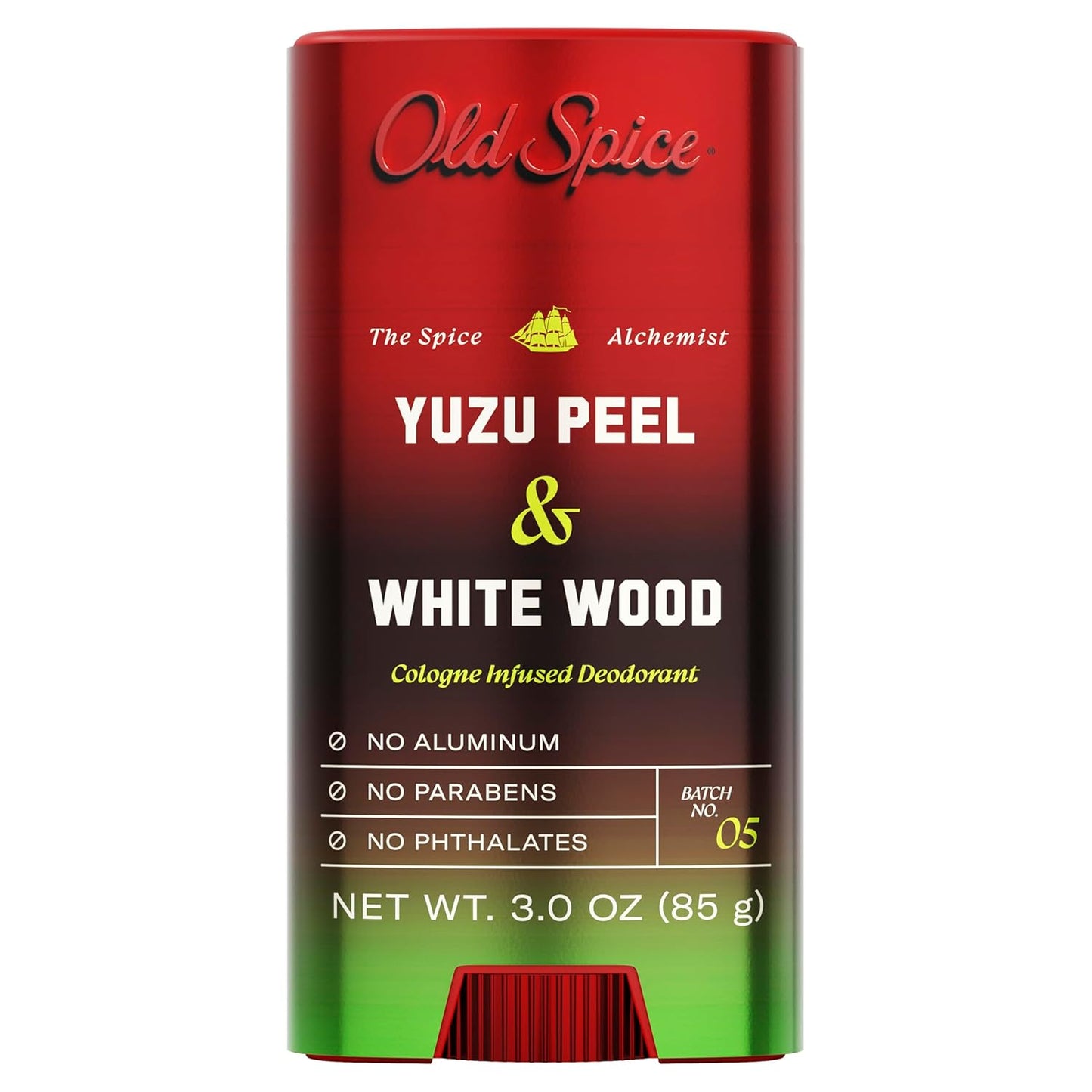 Old Spice Aluminum-Free Deodorant for Men | Cashmere & Vanilla Wood Scent, 3 oz - 24/7 Cologne Infused Formula