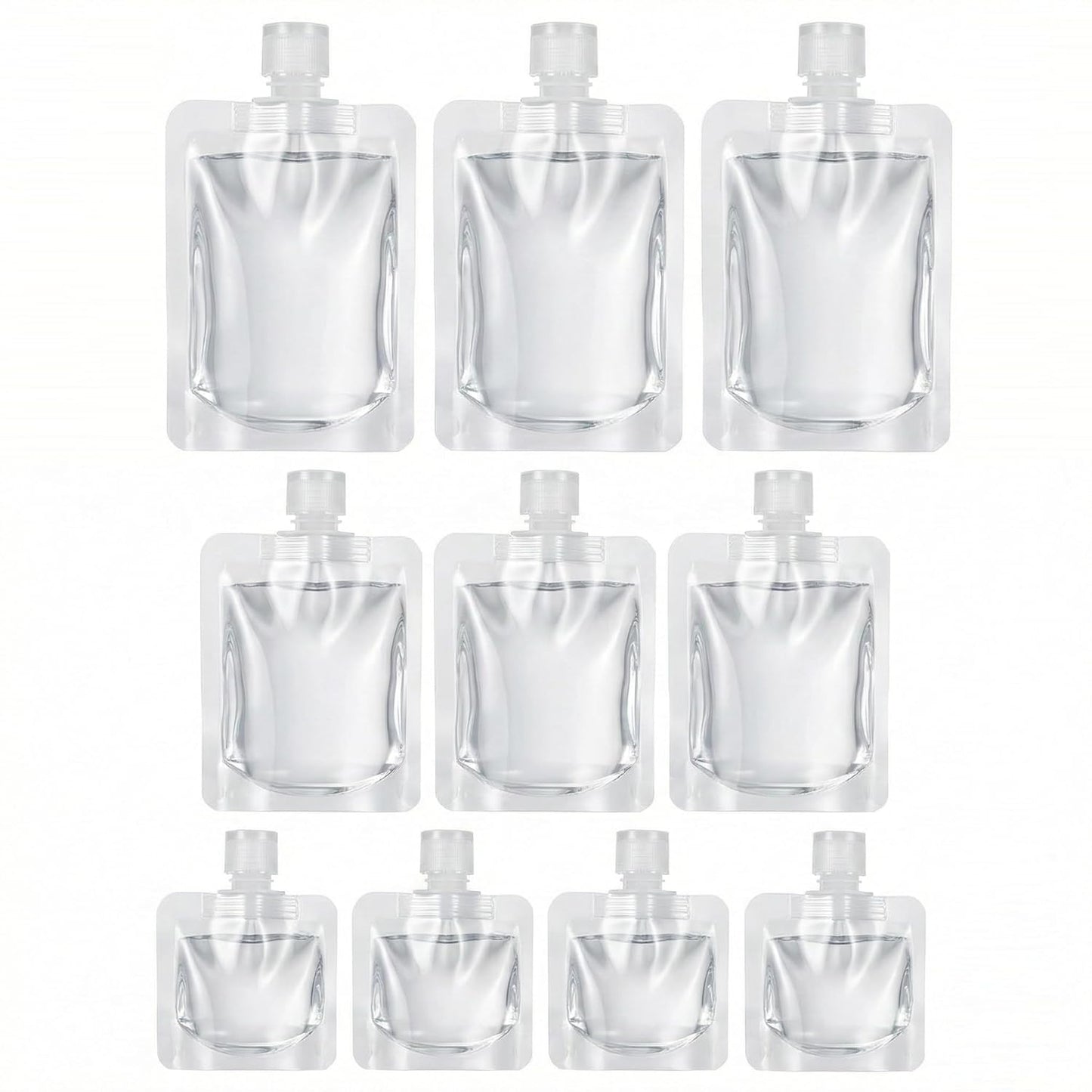 Leak Proof Travel Bottles - TSA Approved 3oz Silicone Toiletries for Shampoo & Conditioner | Set of 4 with Labels