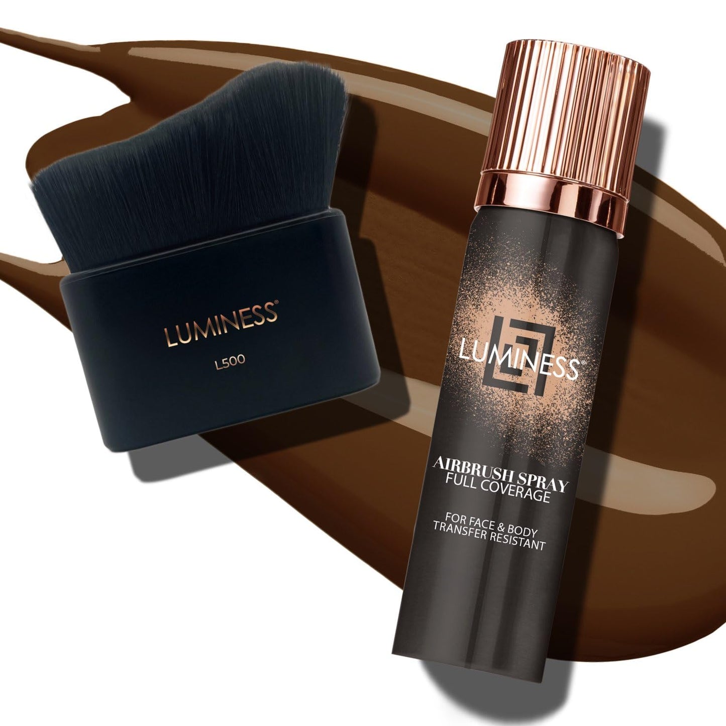 LUMINESS Airbrush Body Coverage Perfector - Waterproof Tattoo Cover Up Makeup | Full Coverage Foundation, 18-Hour Wear