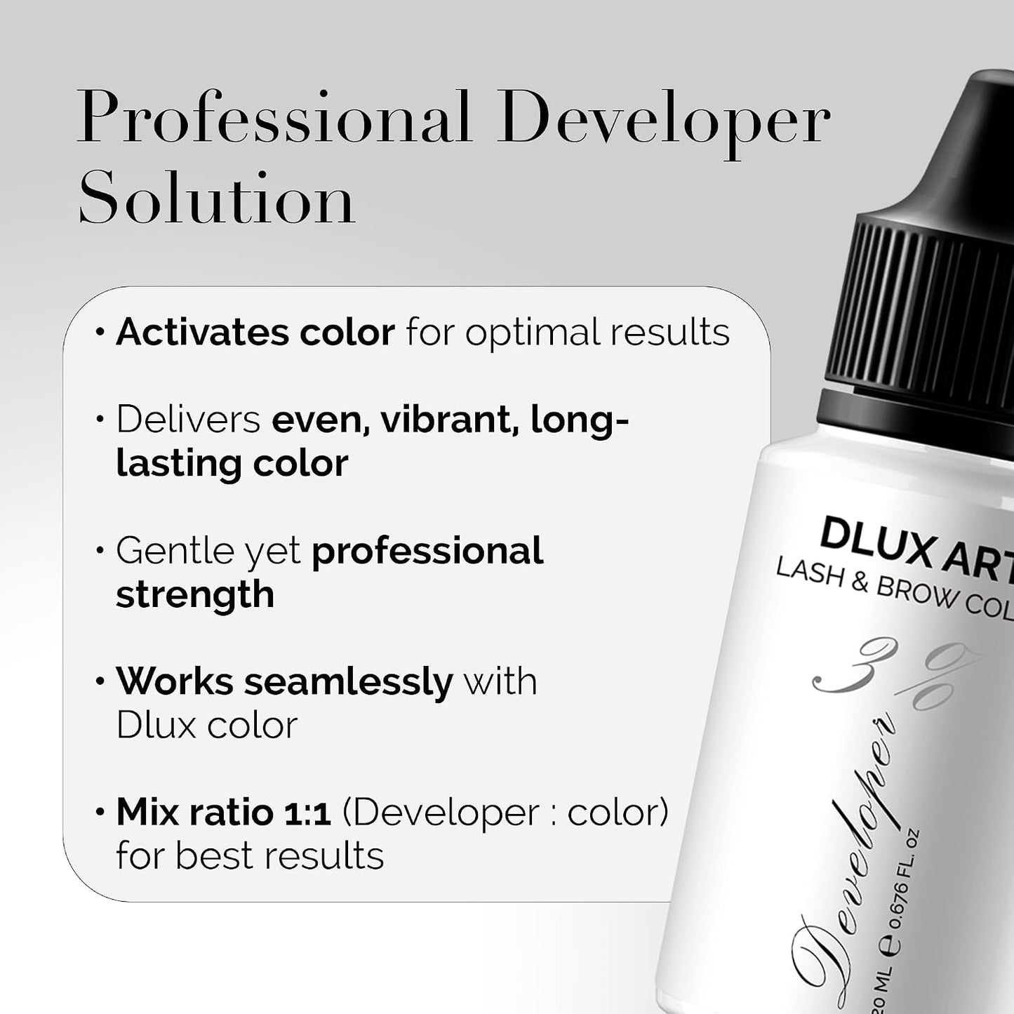 Korean Eyebrow Color Kit - Long-Lasting Black Brow Color for Natural-Looking Brows | Salon & Home Use