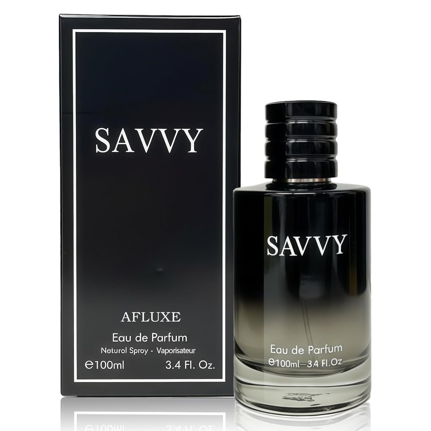 AFLUXE AVENTO UOMO Cologne for Men - Long-Lasting Woody Fresh Scent | 100ml Eau de Toilette Gift Set