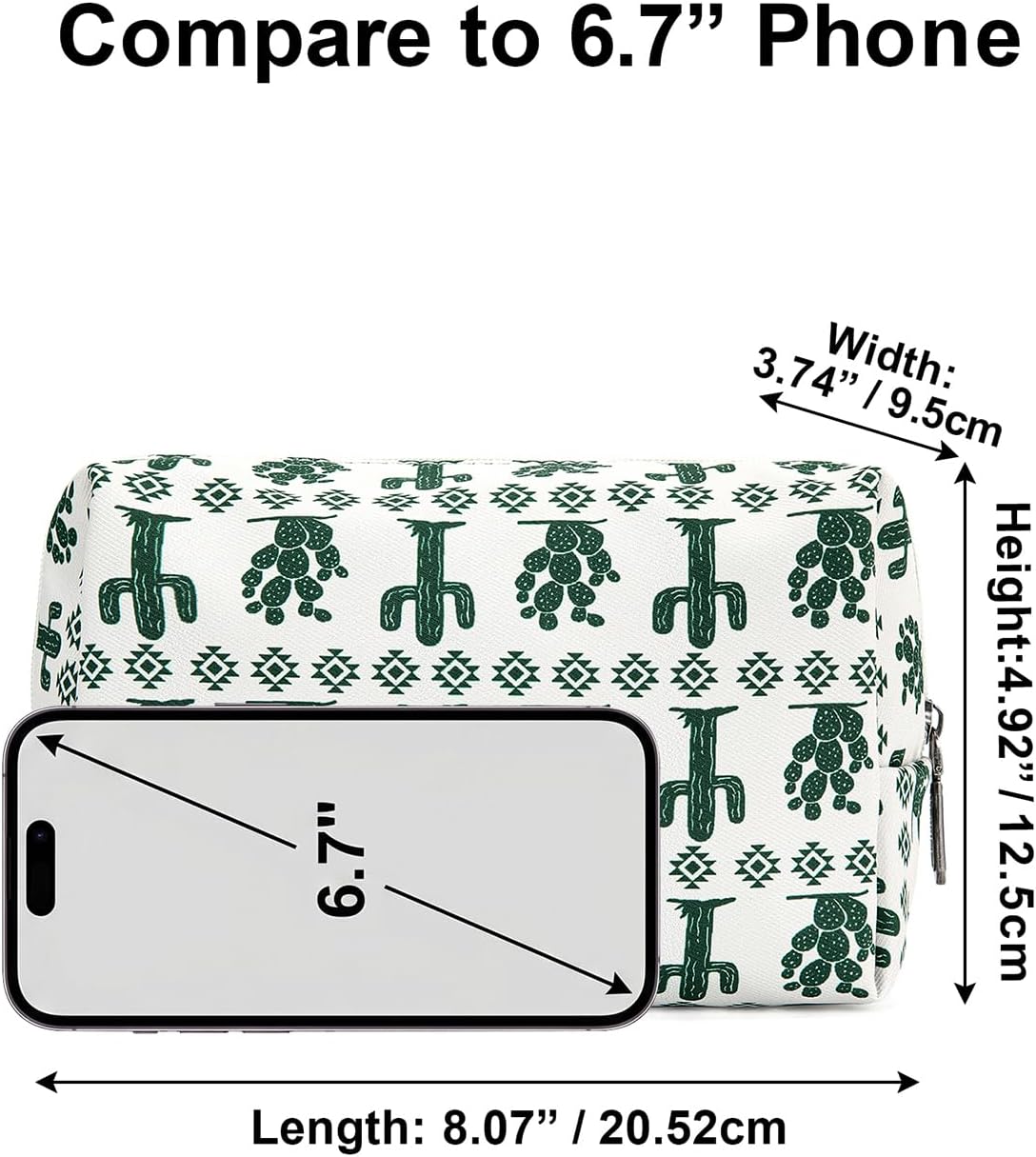 Travel Makeup Bag - Waterproof Cosmetic Pouch for Women | Large Toiletry Organizer