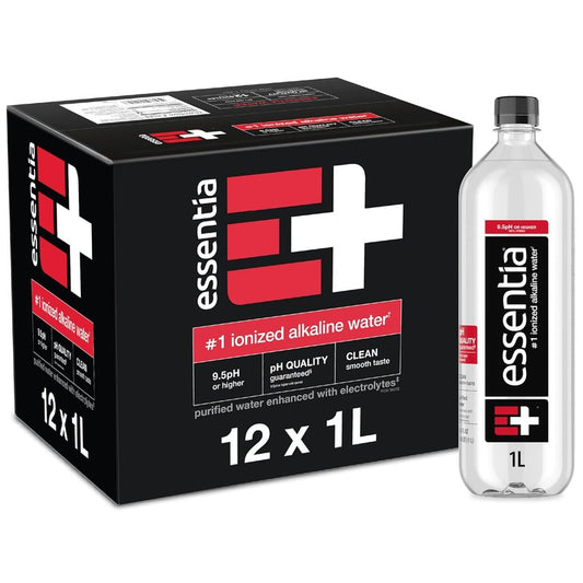 Ionized Alkaline Water - 9.5 pH, 99.9% Pure, 12-Pack Bottles | Refreshing Hydration