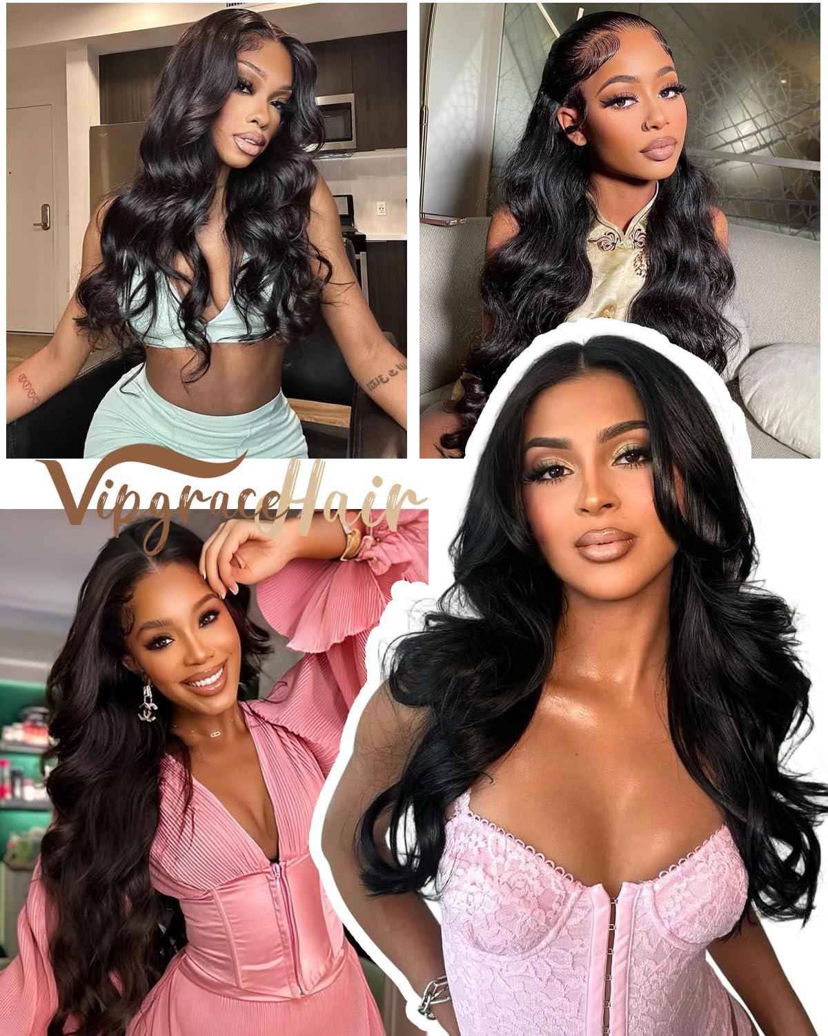 5x5 HD Lace Closure Wig - 200% Density 26 Inch Body Wave | Ultra-Thin Swiss Lace, Pre-Plucked, Glueless Design