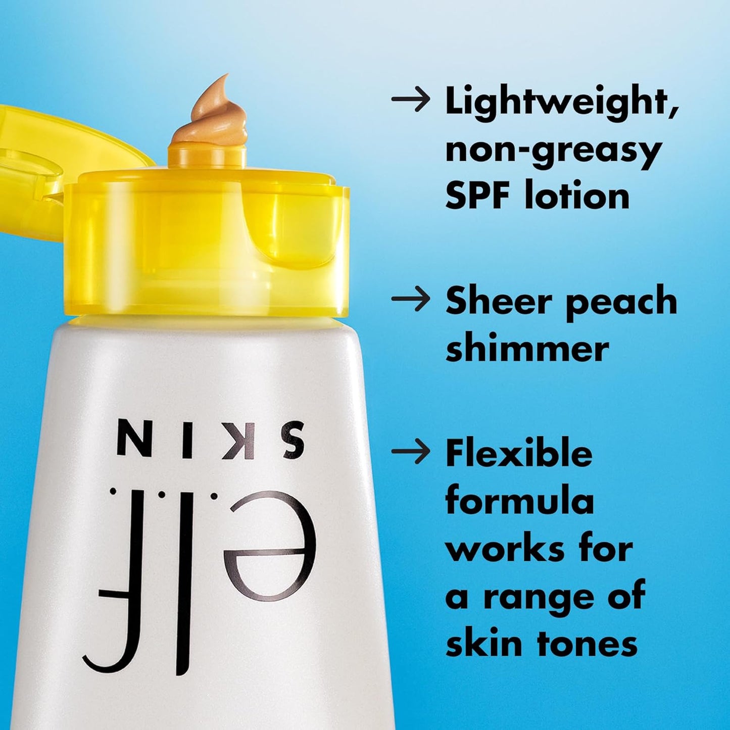 e.l.f. SKIN Suntouchable! Whoa Glow SPF 30 - Lightweight Sunscreen & Makeup Primer with Hyaluronic Acid | Vegan & Cruelty-Free
